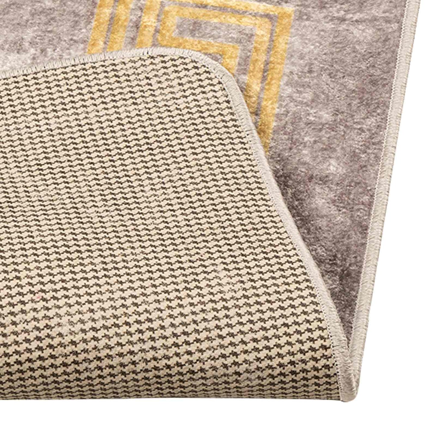 Tæppe Runner MARSA Grå 50 x 100 cm Polyester og PVC