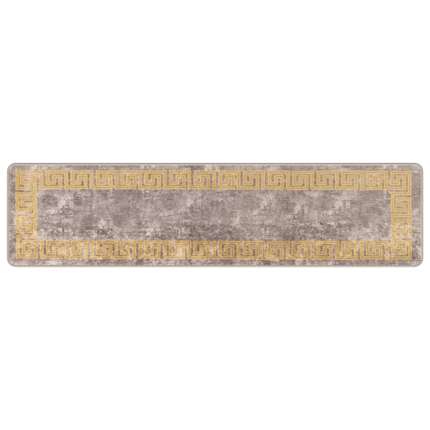 Tæppe Runner MARSA Grå 50 x 200 cm Polyester og PVC