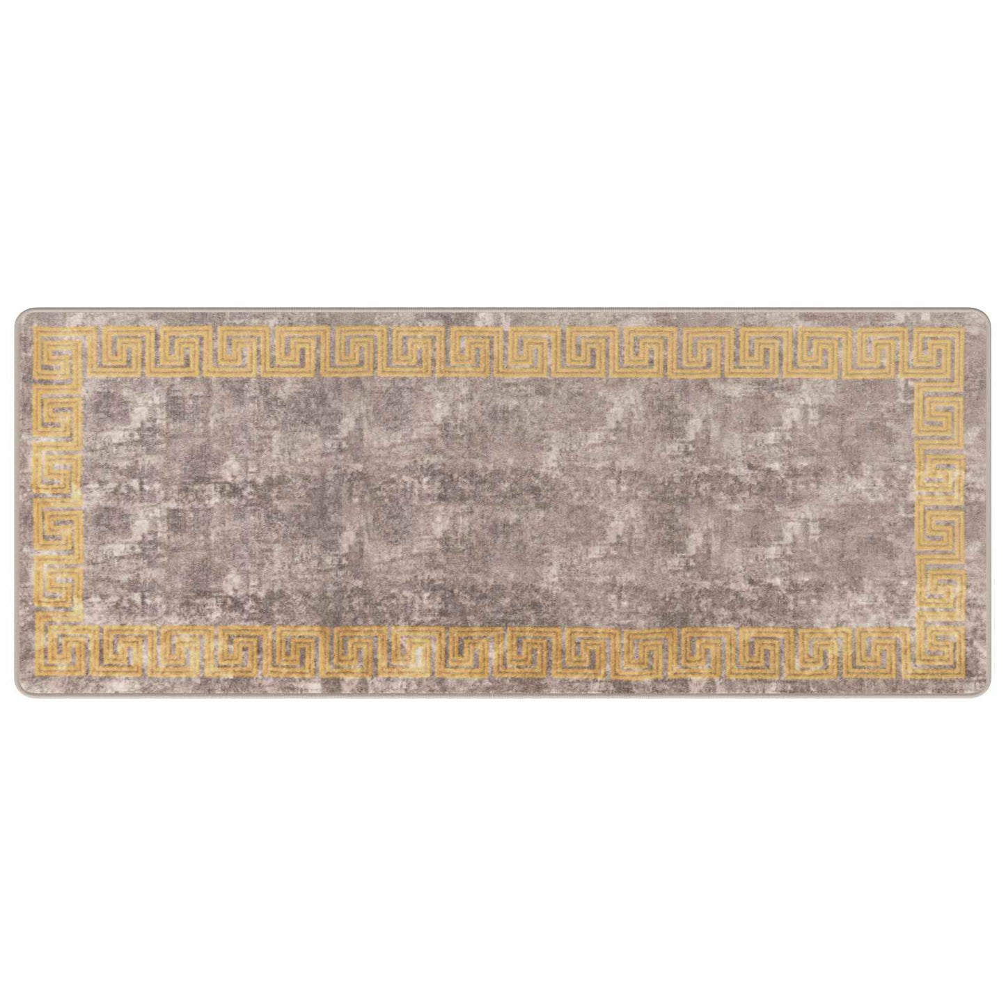 Tæppe Runner MARSA Grå 80 x 200 cm Polyester og PVC