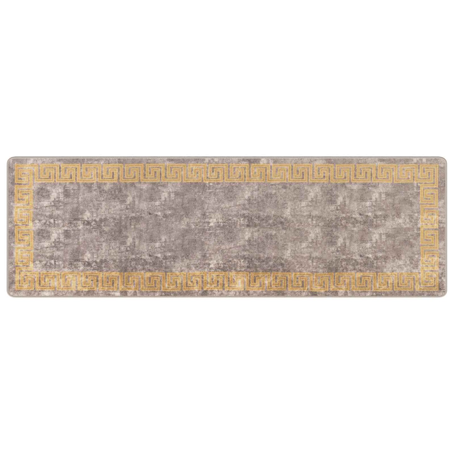 Tæppe Runner MARSA Grå 80 x 250 cm Polyester og PVC