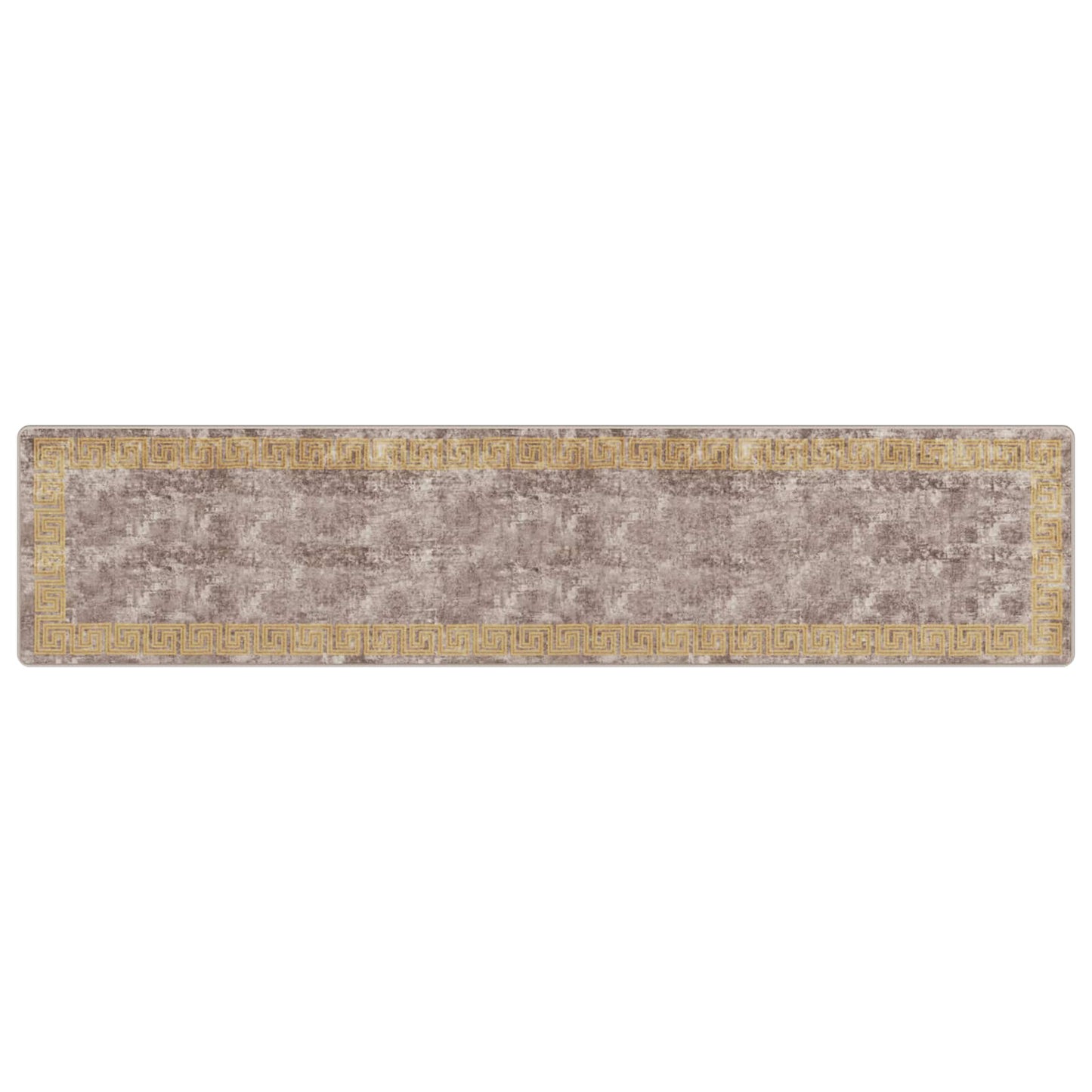 Tæppe Runner MARSA Grå 80 x 350 cm Polyester og PVC