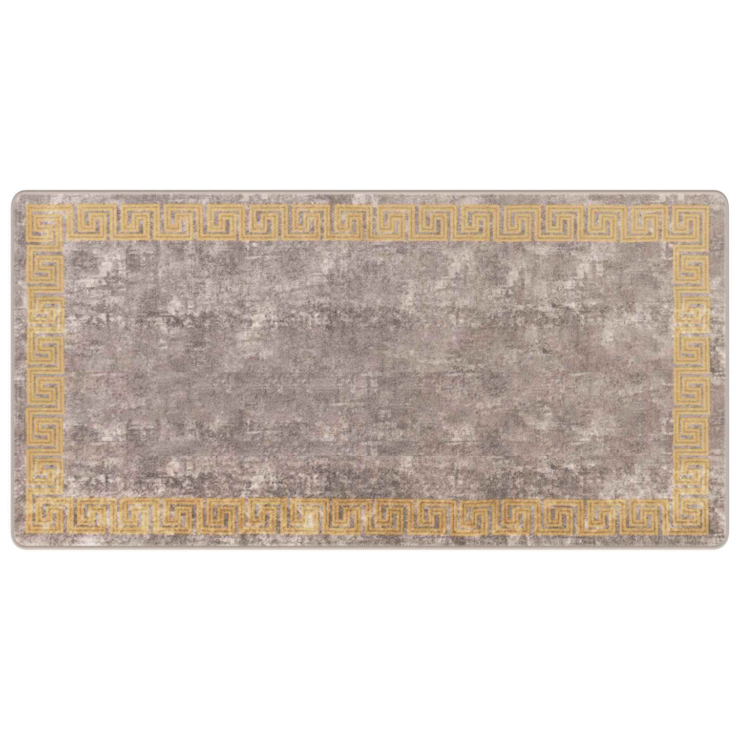 Tæppe Runner MARSA Grå 100 x 200 cm Polyester og PVC
