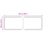 Tæppe Runner MARSA Grå 100 x 250 cm Polyester og PVC