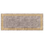 Tæppe Runner MARSA Grå 100 x 250 cm Polyester og PVC