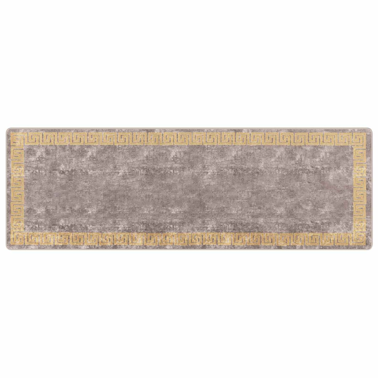 Tæppe Runner MARSA Grå 100 x 300 cm Polyester og PVC