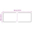 Tæppe Runner MARSA Grå 100 x 350 cm Polyester og PVC
