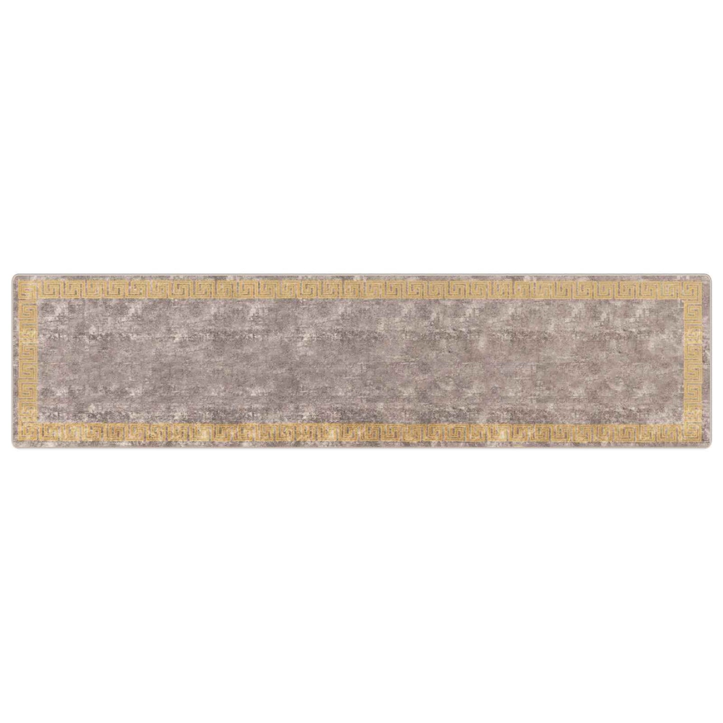 Tæppe Runner MARSA Grå 100 x 400 cm Polyester og PVC