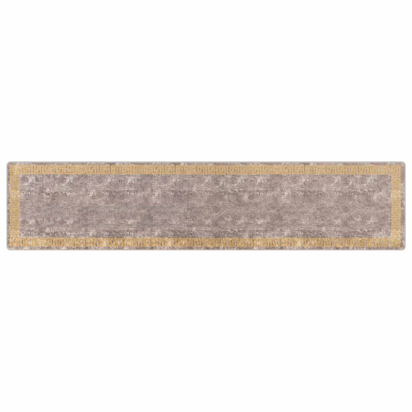 Tæppe Runner MARSA Grå 100 x 450 cm Polyester og PVC