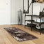 Tæppe Runner MARSA Sort 50 x 150 cm Polyester og PVC