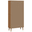 Bogreol MOLDE 85 x 35 x 170,5 cm Massivt fyrretræ Karamel