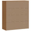 Skab MOLDE Karamel 90 x 35 x 100 cm Massivt fyrretræ