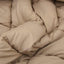 Sommer dyne 240 x 200 cm Sommer 200 gsm Antracit og Taupe