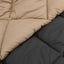 Sommer dyne 240 x 200 cm Sommer 200 gsm Antracit og Taupe