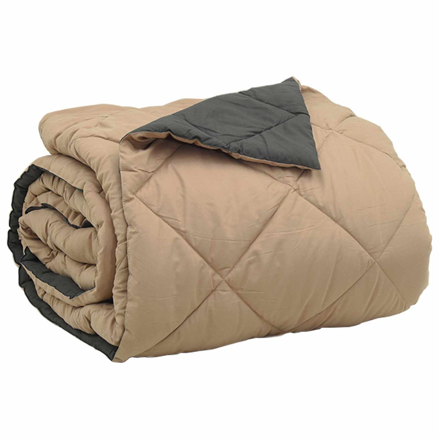 Sommer dyne 240 x 200 cm Sommer 200 gsm Antracit og Taupe
