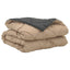 Sommer dyne 220 x 135 cm Sommer 200 gsm Antracit og Taupe