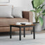 Sofabord Røget Eg 50 x 50 x 36 cm Konstrueret træ