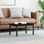 Sofabord Sort eg 70 x 50 x 36 cm Konstrueret træ