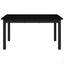 Sofabord Sort eg 70 x 50 x 36 cm Konstrueret træ