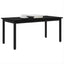 Sofabord Sort eg 100 x 50 x 45 cm Konstrueret træ
