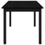 Sofabord Sort eg 100 x 50 x 45 cm Konstrueret træ