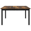 Sofabord Røget Eg 80 x 80 x 45 cm Konstrueret træ