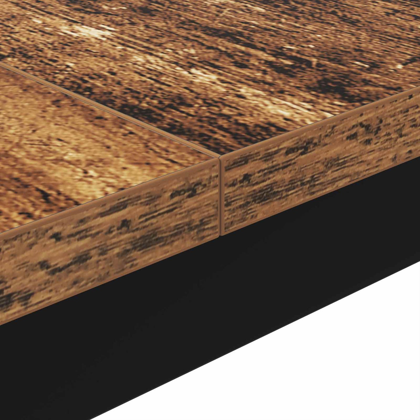 Sofabord Gammelt træ 80 x 80 x 45 cm Konstrueret træ