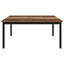 Sofabord Gammelt træ 100 x 100 x 45 cm Konstrueret træ