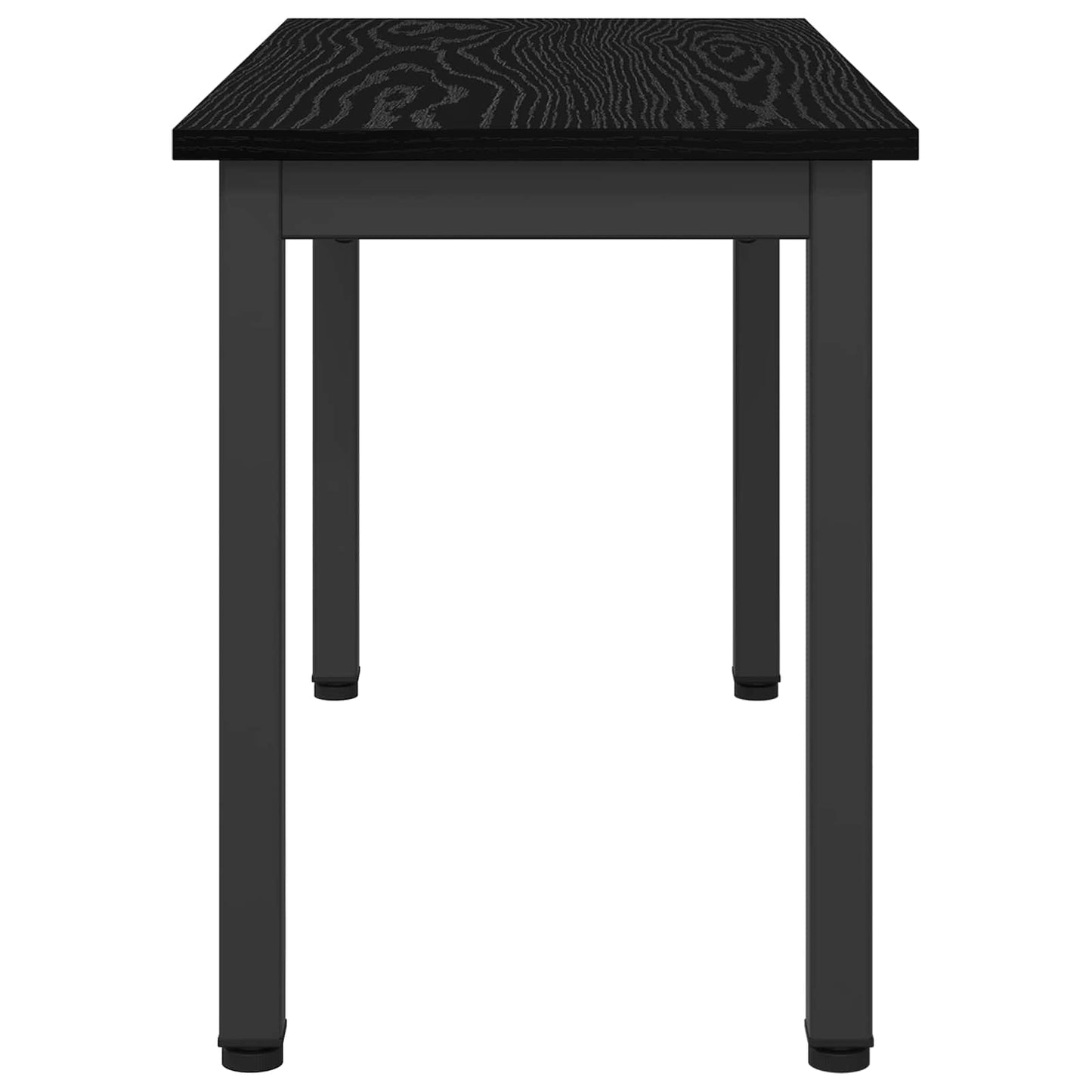 bænk Sort eg 80 x 35 x 45 cm Konstrueret træ