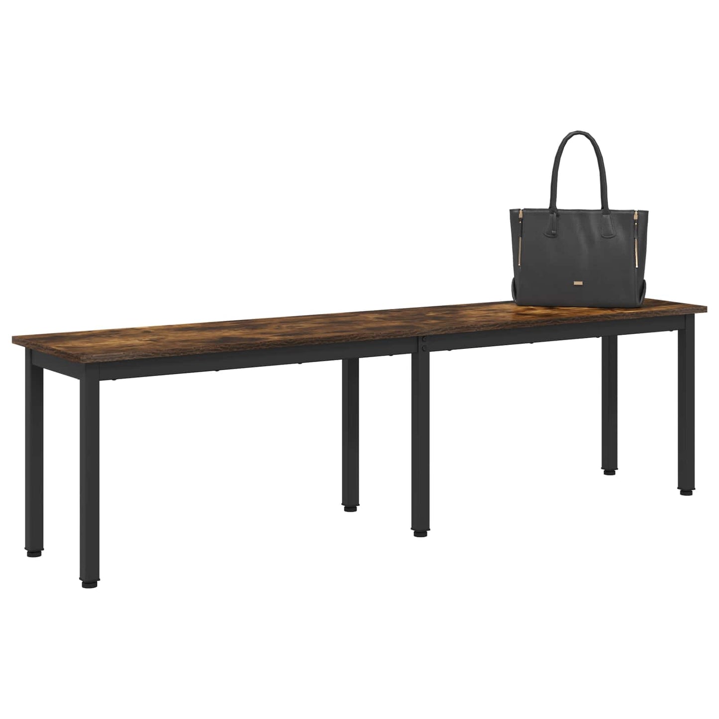 bænk Røget Eg 160 x 35 x 45 cm Konstrueret træ