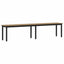 bænk Artisan eg 200 x 35 x 45 cm Konstrueret træ