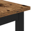 Spiseborde 70 x 70 x 75 cm METAL Firkantet