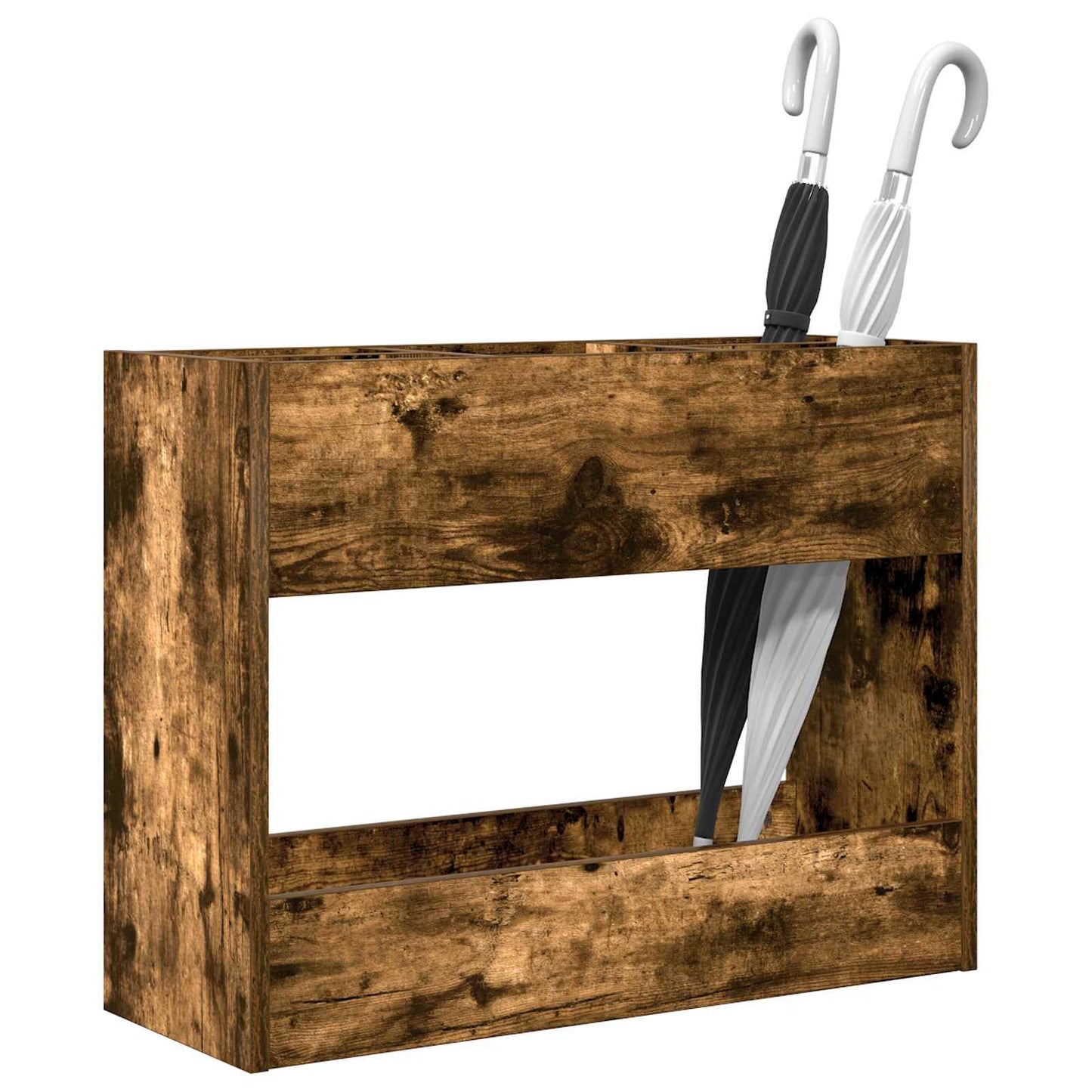 Parasolfod Røget eg 65 x 24 x 50 cm Konstrueret træ