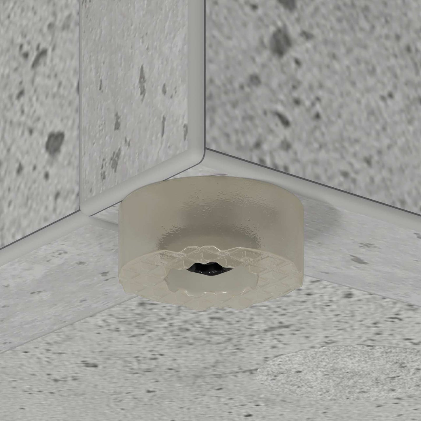 Parasolfod Beton Grå 20 x 20 x 55,5 cm Konstrueret træ