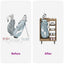 Golf Skab med hjul Ensfarvet Artisan Egetræ 65 x 45 x 98 cm