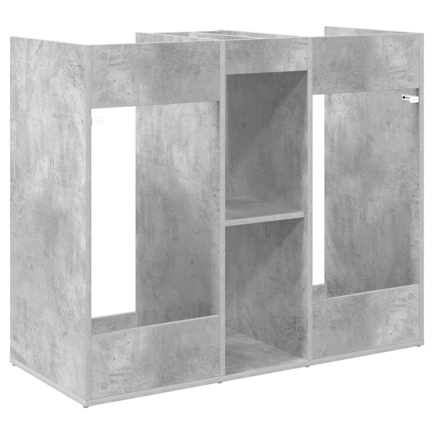 Golf Skab Ensfarvet Beton Grå 102 x 45 x 85,5 cm