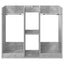 Golf Skab Ensfarvet Beton Grå 102 x 45 x 85,5 cm