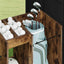 Golf Skab Ensfarvet Røget eg 102 x 45 x 85,5 cm