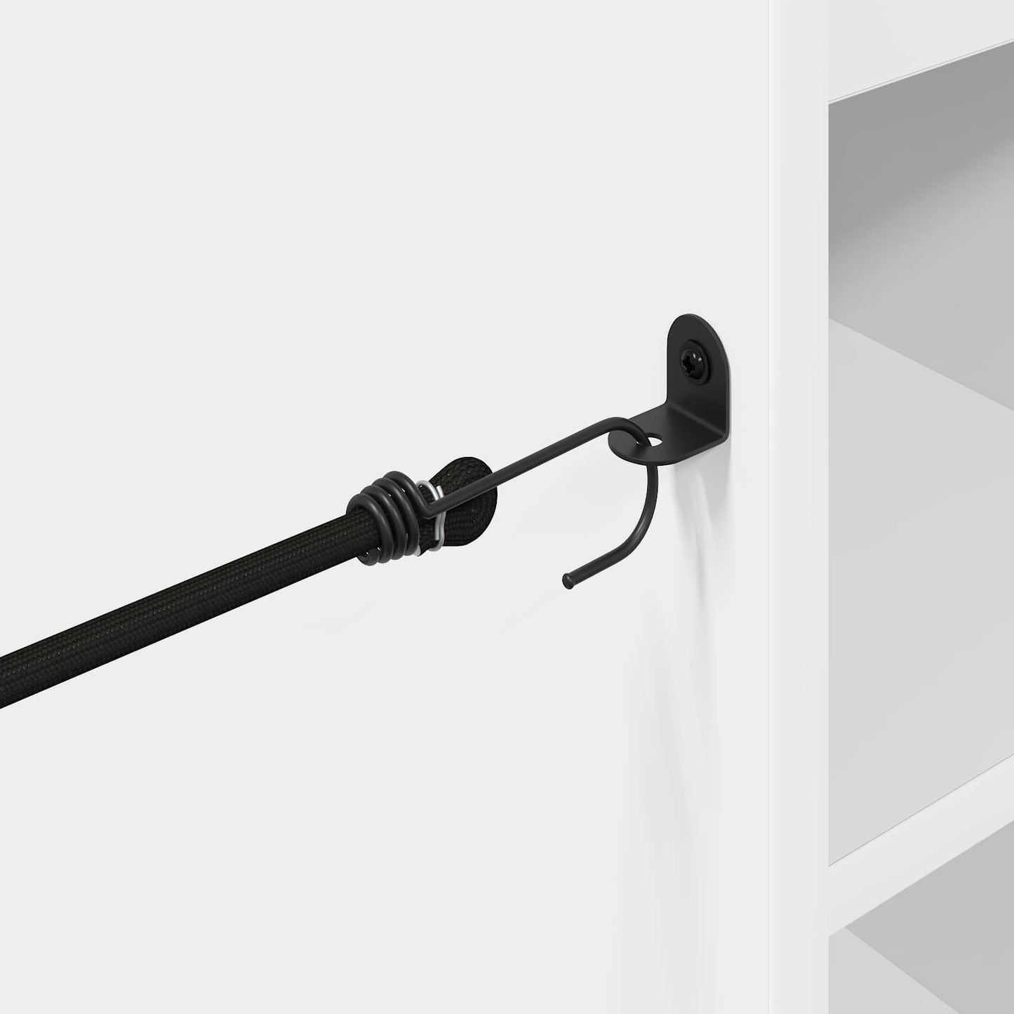 Golf Skab med hjul Ensfarvet Hvid 90 x 45 x 98 cm