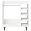 Golf Skab med hjul Ensfarvet Hvid 90 x 45 x 98 cm