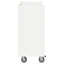 Golf Skab med hjul Ensfarvet Hvid 90 x 45 x 98 cm
