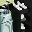 Golf Skab med hjul Ensfarvet Sort eg 90 x 45 x 98 cm