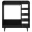 Golf Skab med hjul Ensfarvet Sort eg 90 x 45 x 98 cm