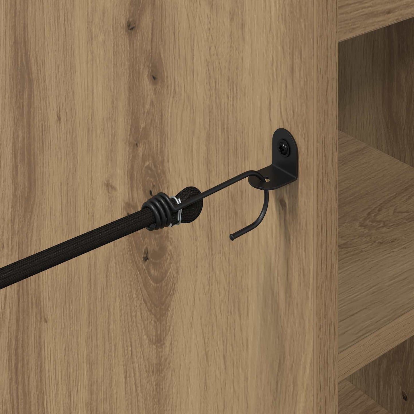 Golf Skab med hjul Ensfarvet Artisan Egetræ 90 x 45 x 98 cm