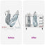 Golf Skab med hjul Ensfarvet Hvid 120 x 45 x 98 cm