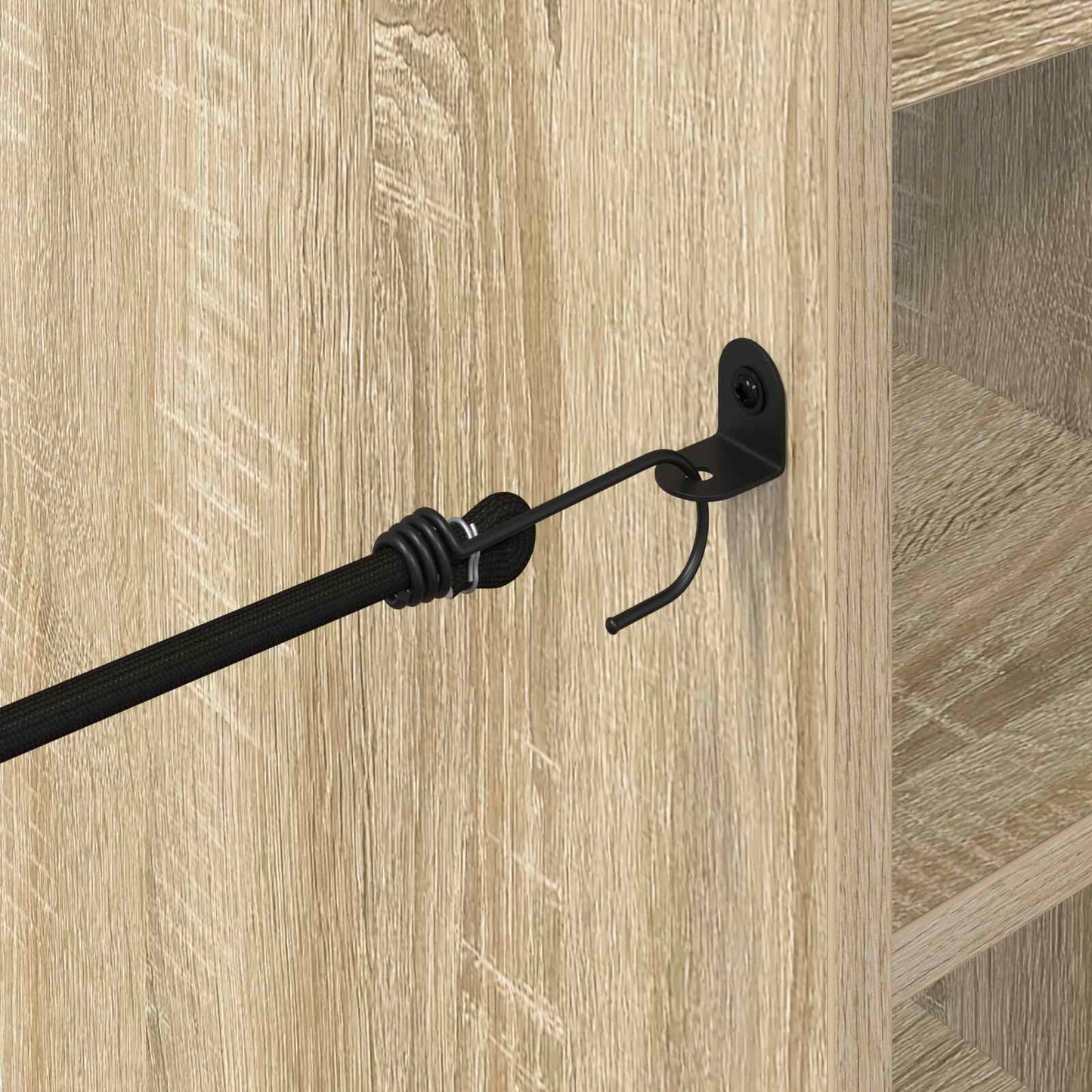 Golf Skab med hjul Ensfarvet Sonoma eg 120 x 45 x 98 cm