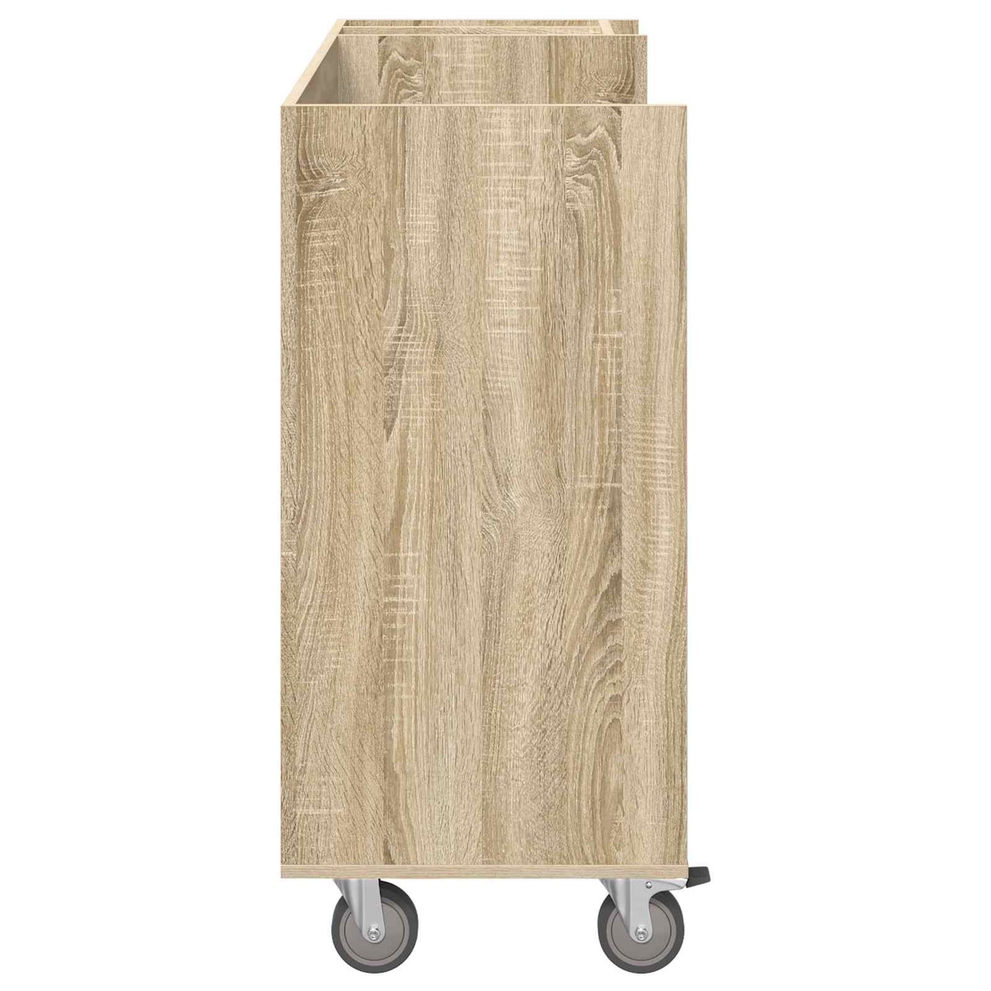Golf Skab med hjul Ensfarvet Sonoma eg 120 x 45 x 98 cm