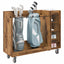 Golf Skab med hjul Ensfarvet Gammelt træ 120 x 45 x 98 cm
