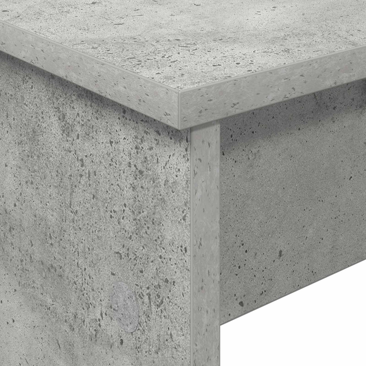 Keyboard Stand Beton Grå 120 x 32 x 64 cm Konstrueret træ