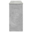 Keyboard Stand Beton Grå 120 x 32 x 64 cm Konstrueret træ