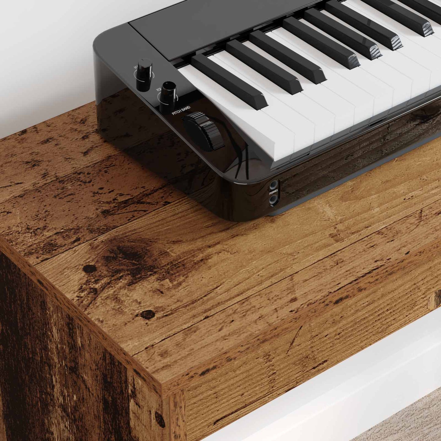 Keyboard Stand Gammelt træ 100 x 32 x 64 cm Konstrueret træ